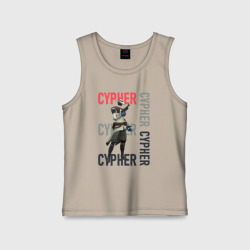 Детская майка хлопок Cypher Valorant