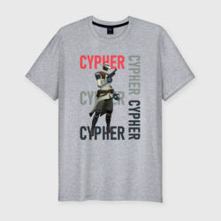 Мужская футболка хлопок Slim Cypher Valorant