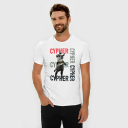 Мужская футболка хлопок Slim Cypher Valorant - фото 2