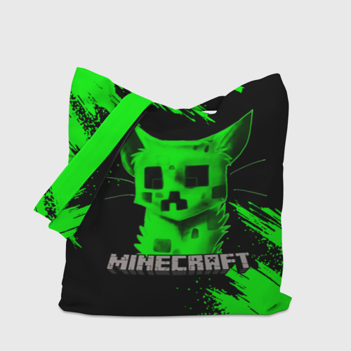 Шоппер 3D Minecraft Creeper cat - фото 4