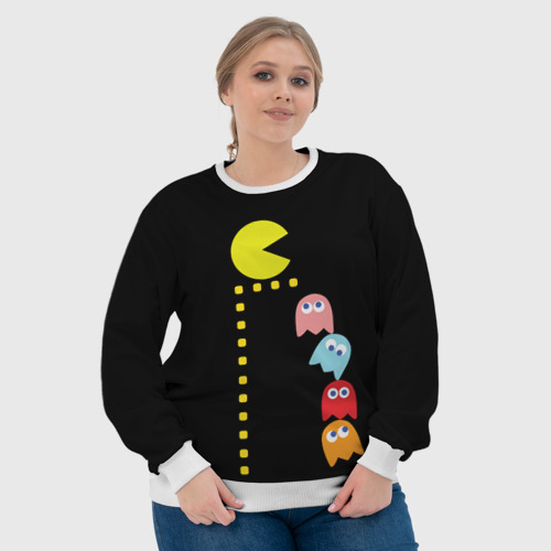 Женский свитшот 3D Pac-man - фото 6