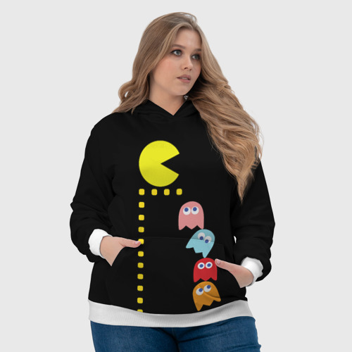 Женская толстовка 3D Pac-man, цвет 3D печать - фото 6