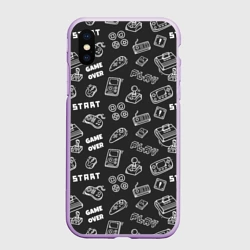 Чехол для iPhone XS Max матовый Video game