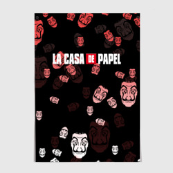 Постер La Casa de Papel Бумажный дом