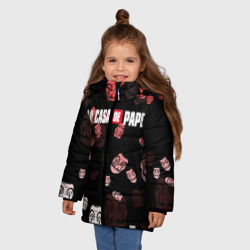Зимняя куртка для девочек 3D La Casa de Papel | Бумажный дом (Z) - фото 2