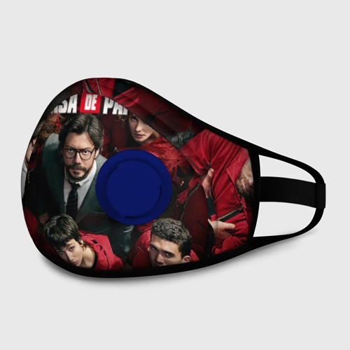 Маска из неопрена Бумажный дом La Casa de Papel