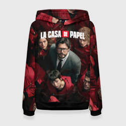 Женская толстовка 3D Бумажный дом La Casa de Papel