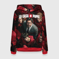 Женская толстовка 3D Бумажный дом La Casa de Papel