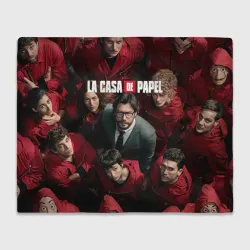 Плед 3D Бумажный дом La Casa de Papel