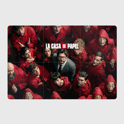 Магнитный плакат 3Х2 Бумажный дом La Casa de Papel