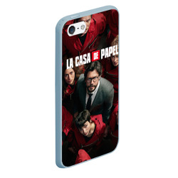 Чехол для iPhone 5/5S матовый Бумажный дом La Casa de Papel - фото 2