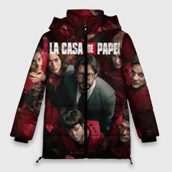 Женская зимняя куртка Oversize Бумажный дом La Casa de Papel