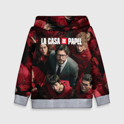 Детская толстовка 3D Бумажный дом La Casa de Papel