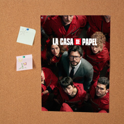Постер Бумажный дом La Casa de Papel - фото 2