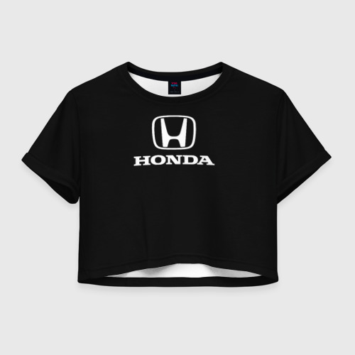 Женская футболка Crop-top 3D Honda, цвет 3D печать