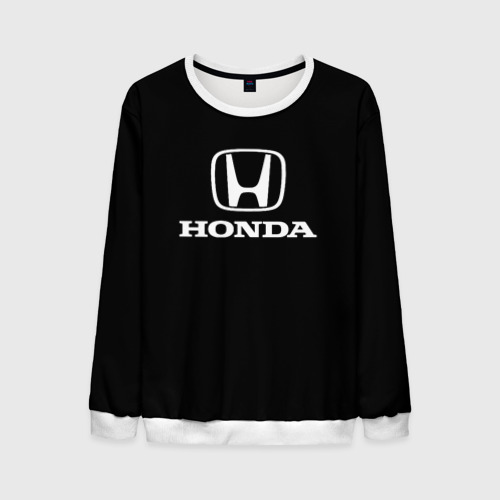 Мужской свитшот 3D Honda, цвет белый