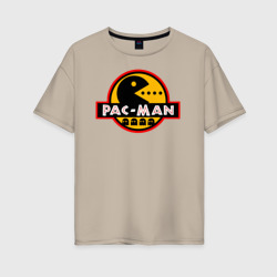 Женская футболка хлопок Oversize Pac-MAN