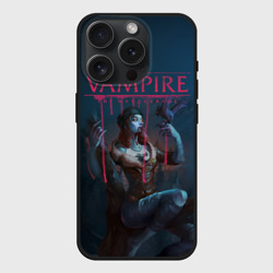 Чехол силиконовый для Apple iPhone 15 Pro матовый Vampire: The Masquerade