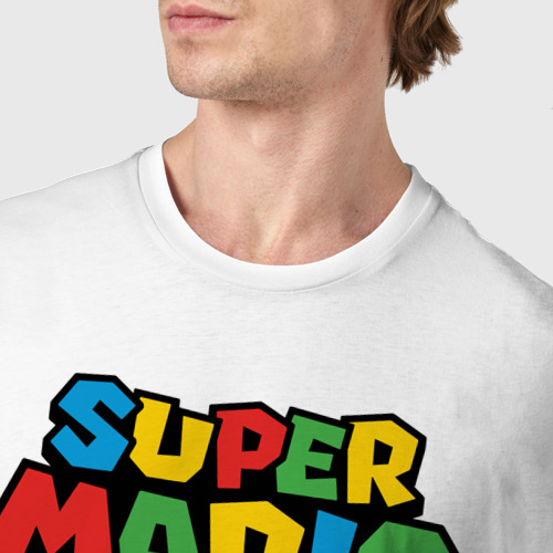Мужская футболка хлопок Super Mario - фото 6
