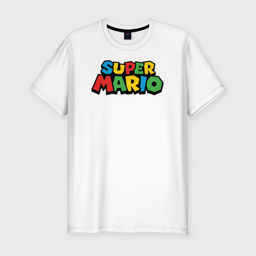 Мужская футболка хлопок Slim Super Mario