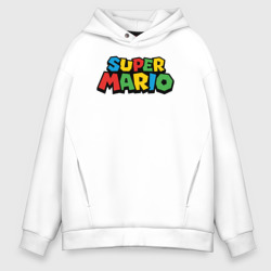 Мужское худи Oversize хлопок Super Mario