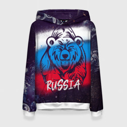 Женская толстовка 3D Russia Bear