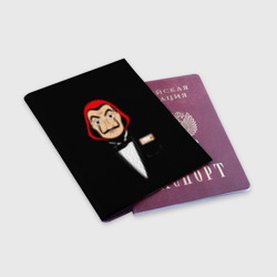 Обложка для паспорта матовая кожа Бумажный Дом - фото 2