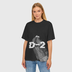 Женская футболка oversize 3D Agust D. D-2 by BTS - фото 2