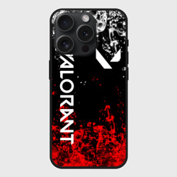 Чехол силиконовый для Apple iPhone 15 Pro матовый Valorant