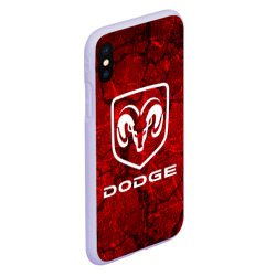 Чехол для iPhone XS Max матовый Dodge - фото 2