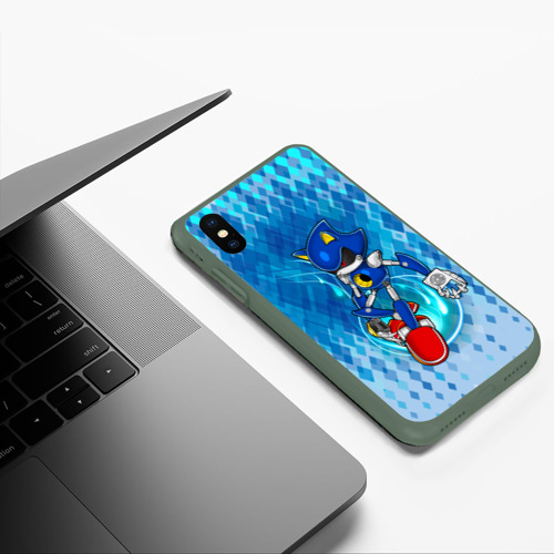 Чехол для iPhone XS Max матовый с принтом Metal Sonic, фото #5