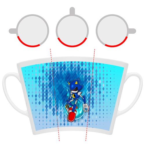 Кружка Латте Metal Sonic - фото 6