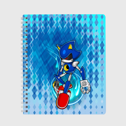 Тетрадь Metal Sonic, цвет клетка