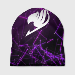 Шапка 3D Helmet Fairy tail purple stripes