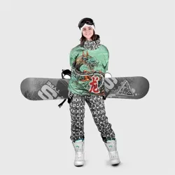 Накидка на куртку 3D Изумрудный дракон - фото 2