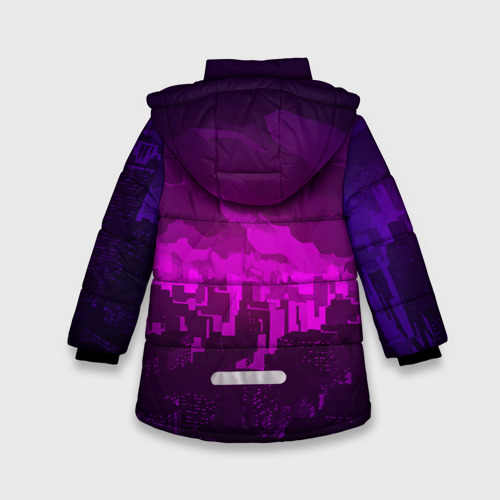 Зимняя куртка для девочек 3D Promare, цвет светло-серый - фото 2