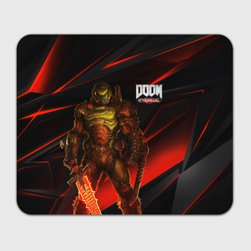 Прямоугольный коврик для мышки Doom eternal