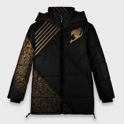 Женская зимняя куртка Oversize Хвост Феи геометрия