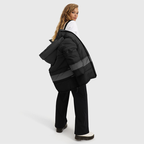 Женская зимняя куртка Oversize Lexus, цвет черный - фото 5