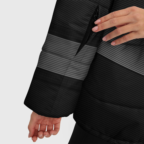 Женская зимняя куртка Oversize Lexus, цвет черный - фото 6