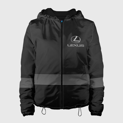 Женская куртка 3D Lexus, цвет черный