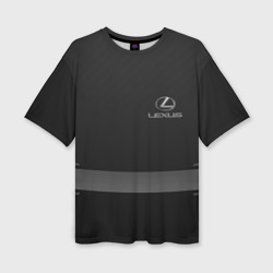Женская футболка oversize 3D Lexus