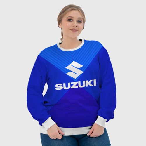Женский свитшот 3D Suzuki, цвет 3D печать - фото 6