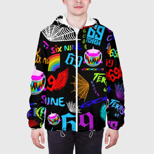 Мужская куртка 3D 6ix9ine, цвет 3D печать - фото 4