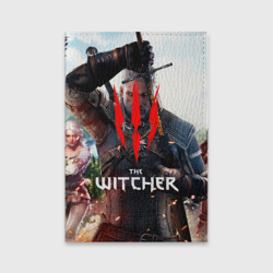 Обложка для паспорта матовая кожа The Witcher