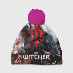 Шапка 3D c помпоном The Witcher