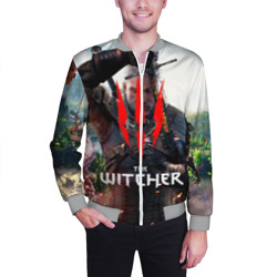 Мужской бомбер 3D The Witcher - фото 2