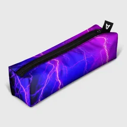 Пенал школьный 3D Неоновая молния