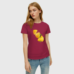 Женская футболка хлопок Лимоны - фото 2