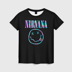 Женская футболка 3D NirvanaСпина